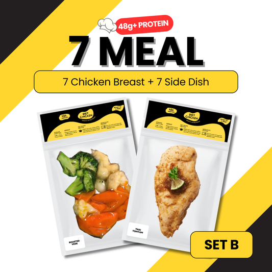 SET B [7 Meal] High Protein Low Carb Meal