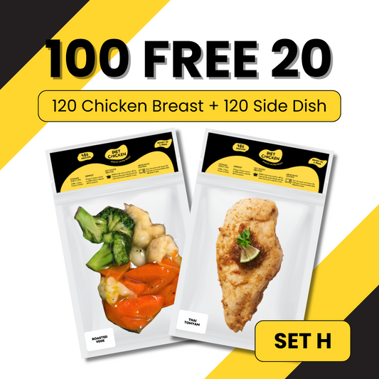 SET H [100 + FREE 20] High Protein Low Carb Meal