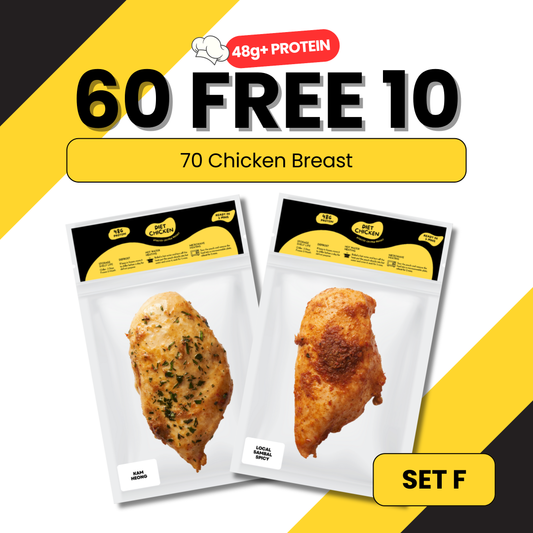 SET F [60 + FREE 10 Pcs] Protein+ Plus (160g)