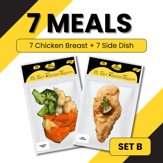 SET B [7 Meal] High Protein Low Carb