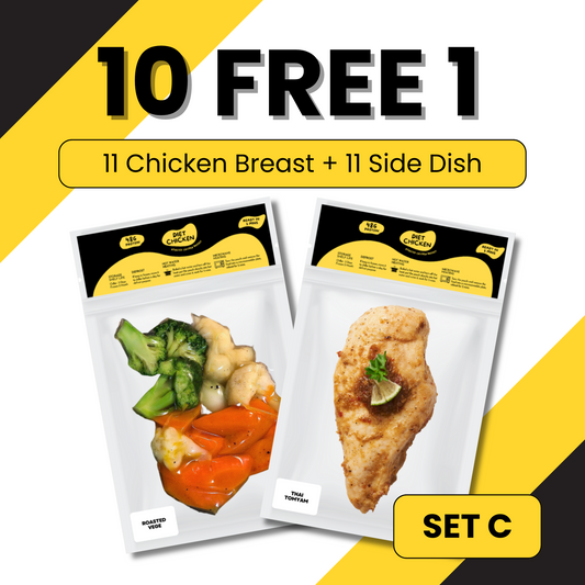 SET C [10 + FREE 1 Meal] High Protein Low Carb